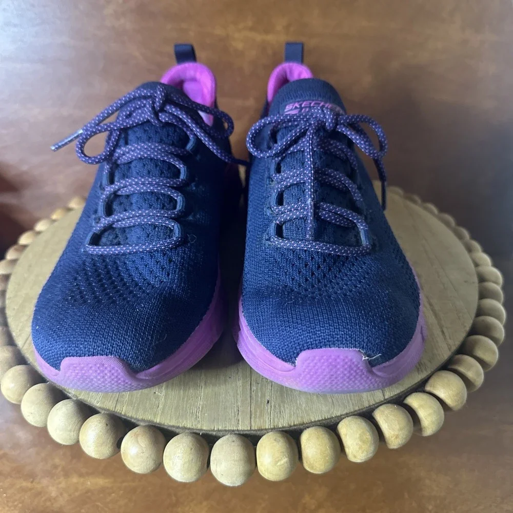 Skechers Women's Knit Mesh Stretch Fit Sparrow 2.0 Sporty Memory Foam Sneaker6.5